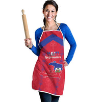 Haiti Football Apron Les Grenadiers Veve Vodou Red - Wonder Print Shop