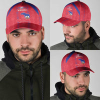 Haiti Football Classic Cap Les Grenadiers Veve Vodou Red - Wonder Print Shop