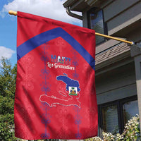 Haiti Football Garden Flag Les Grenadiers Veve Vodou Red - Wonder Print Shop