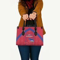 Haiti Football Leather Bag Les Grenadiers Veve Vodou Red - Wonder Print Shop