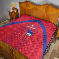 Haiti Football Quilt Les Grenadiers Veve Vodou Red - Wonder Print Shop