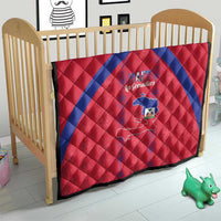 Haiti Football Quilt Les Grenadiers Veve Vodou Red - Wonder Print Shop