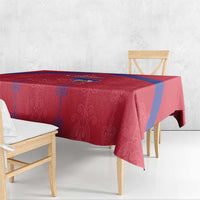 Haiti Football Tablecloth Les Grenadiers Veve Vodou Red - Wonder Print Shop