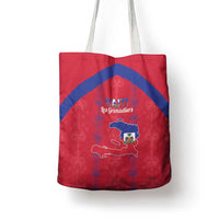 Haiti Football Tote Bag Les Grenadiers Veve Vodou Red - Wonder Print Shop