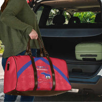Haiti Football Travel Bag Les Grenadiers Veve Vodou Red - Wonder Print Shop