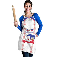 Haiti Football Apron Les Grenadiers Veve Vodou White - Wonder Print Shop