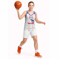 Custom Haiti Football Basketball Jersey Les Grenadiers Veve Vodou White - Wonder Print Shop