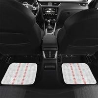 Custom Haiti Football Car Mats Les Grenadiers Veve Vodou White - Wonder Print Shop