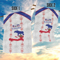 Haiti Football Garden Flag Les Grenadiers Veve Vodou White - Wonder Print Shop