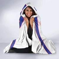 Haiti Football Hooded Blanket Les Grenadiers Veve Vodou White - Wonder Print Shop