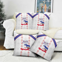 Haiti Football Pillow Cover Les Grenadiers Veve Vodou White - Wonder Print Shop