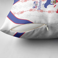 Haiti Football Pillow Cover Les Grenadiers Veve Vodou White - Wonder Print Shop