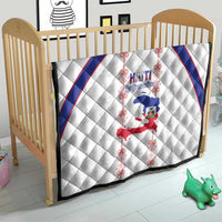 Haiti Football Quilt Les Grenadiers Veve Vodou White - Wonder Print Shop