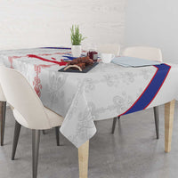 Haiti Football Tablecloth Les Grenadiers Veve Vodou White - Wonder Print Shop