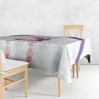 Haiti Football Tablecloth Les Grenadiers Veve Vodou White - Wonder Print Shop