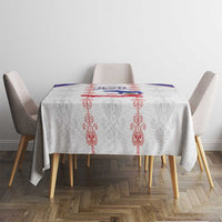 Haiti Football Tablecloth Les Grenadiers Veve Vodou White - Wonder Print Shop