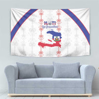 Haiti Football Tapestry Les Grenadiers Veve Vodou White - Wonder Print Shop