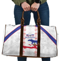 Haiti Football Travel Bag Les Grenadiers Veve Vodou White - Wonder Print Shop