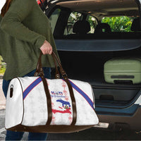 Haiti Football Travel Bag Les Grenadiers Veve Vodou White - Wonder Print Shop