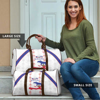 Haiti Football Travel Bag Les Grenadiers Veve Vodou White - Wonder Print Shop