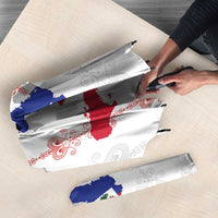 Haiti Football Umbrella Les Grenadiers Veve Vodou White - Wonder Print Shop