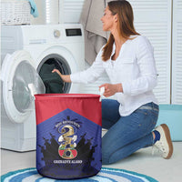 Les Grenadiers Haiti Football Laundry Basket 2026 Nou Retounen Blue Version - Wonder Print Shop