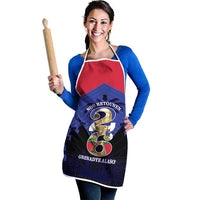 Les Grenadiers Haiti Football Apron 2026 Nou Retounen Blue Version - Wonder Print Shop