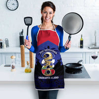 Les Grenadiers Haiti Football Apron 2026 Nou Retounen Blue Version - Wonder Print Shop