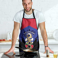 Les Grenadiers Haiti Football Apron 2026 Nou Retounen Blue Version - Wonder Print Shop