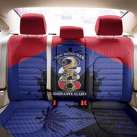 Les Grenadiers Haiti Football Back Car Seat Cover 2026 Nou Retounen Blue Version - Wonder Print Shop