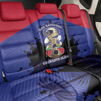Les Grenadiers Haiti Football Back Car Seat Cover 2026 Nou Retounen Blue Version - Wonder Print Shop