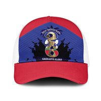 Les Grenadiers Haiti Football Baseball Net Cap 2026 Nou Retounen Blue Version - Wonder Print Shop