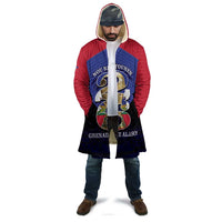 Personalized Les Grenadiers Haiti Football Cloak 2026 Nou Retounen Blue Version - Wonder Print Shop