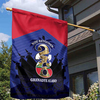 Les Grenadiers Haiti Football Garden Flag 2026 Nou Retounen Blue Version - Wonder Print Shop