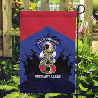 Les Grenadiers Haiti Football Garden Flag 2026 Nou Retounen Blue Version - Wonder Print Shop