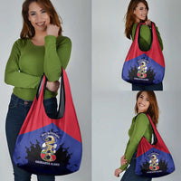 Les Grenadiers Haiti Football Grocery Bag 2026 Nou Retounen Blue Version - Wonder Print Shop