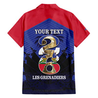 Personalized Les Grenadiers Haiti Football Hawaiian Shirt 2026 Nou Retounen Blue Version - Wonder Print Shop
