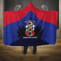 Les Grenadiers Haiti Football Hooded Blanket 2026 Nou Retounen Blue Version - Wonder Print Shop