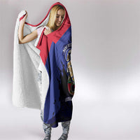 Les Grenadiers Haiti Football Hooded Blanket 2026 Nou Retounen Blue Version - Wonder Print Shop