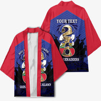 Personalized Les Grenadiers Haiti Football Kimono 2026 Nou Retounen Blue Version - Wonder Print Shop
