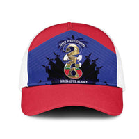 Les Grenadiers Haiti Football Mesh Trucker Cap 2026 Nou Retounen Blue Version - Wonder Print Shop