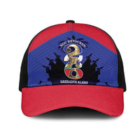 Les Grenadiers Haiti Football Mesh Trucker Cap 2026 Nou Retounen Blue Version - Wonder Print Shop