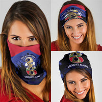 Les Grenadiers Haiti Football Neck Gaiter 2026 Nou Retounen Blue Version - Wonder Print Shop