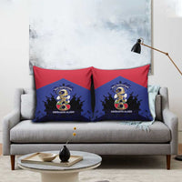 Les Grenadiers Haiti Football Pillow Cover 2026 Nou Retounen Blue Version - Wonder Print Shop