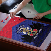 Les Grenadiers Haiti Football Puzzle 2026 Nou Retounen Blue Version - Wonder Print Shop