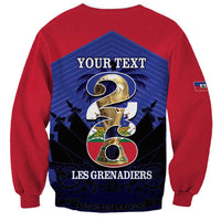Personalized Les Grenadiers Haiti Football Sweatshirt 2026 Nou Retounen Blue Version - Wonder Print Shop
