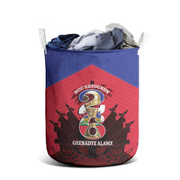 Les Grenadiers Haiti Football Laundry Basket 2026 Nou Retounen Red Version - Wonder Print Shop