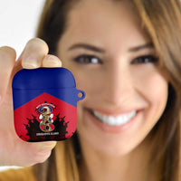 Les Grenadiers Haiti Football AirPods Case 2026 Nou Retounen Red Version - Wonder Print Shop