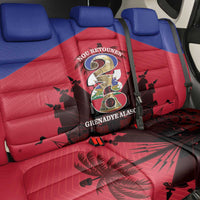Les Grenadiers Haiti Football Back Car Seat Cover 2026 Nou Retounen Red Version - Wonder Print Shop