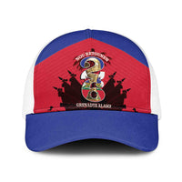 Les Grenadiers Haiti Football Baseball Net Cap 2026 Nou Retounen Red Version - Wonder Print Shop
